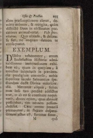 Exemplum. [De sacrilegio mercatore converso]