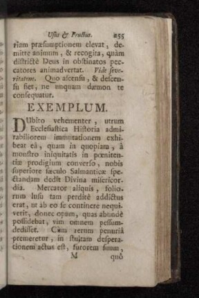 Exemplum. [De sacrilegio mercatore converso]