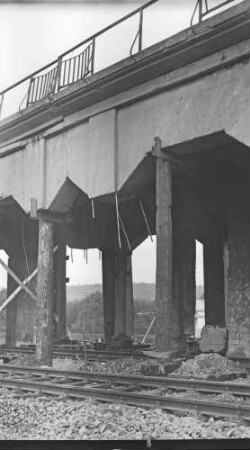Stuttgart Nord Gäubahn Brücke 5029A Bombenschäden