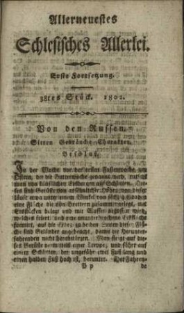 38tes Stück. 1802./Von den Russen. Beschluß.