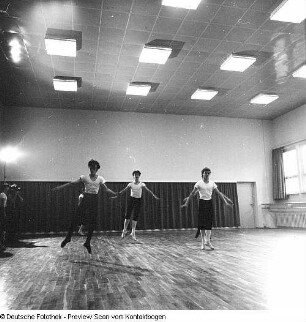 Palucca Schule (Tanzproben, Lehrende, Aufführung)