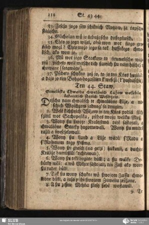 Ten 44. Staw