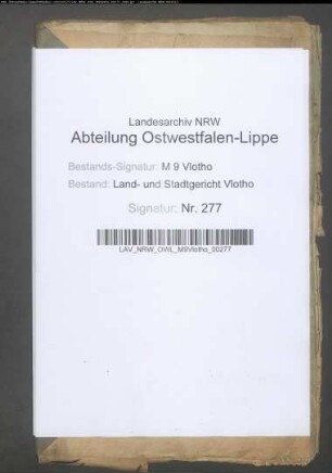 Erblasser: Mühlenfeld, Johann Gottlieb :
