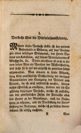 Sammlung practisch-chemischer Abhandlungen und vermischter Bemerkungen. 1