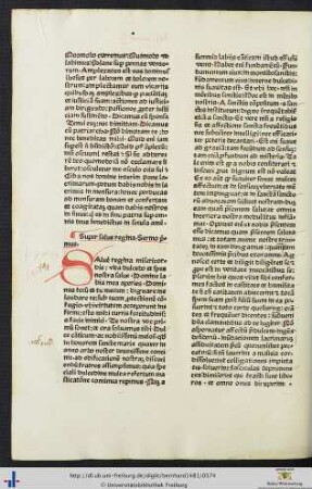 Super salve regina Sermones