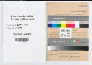 Entnazifizierung Walter Doering , geb. 19.05.1915 (Lehrer)