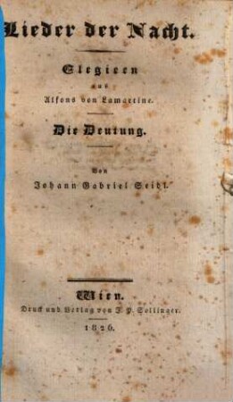Lieder der Nacht