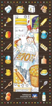 Adventskalender "Weihnachtliche Backstube"