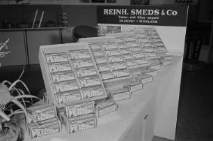 Ansicht des Messestandes von Finnland mit Molkereiprodukten von Reinh. Smeds & Co mit Schmelzkäse von Talkoo