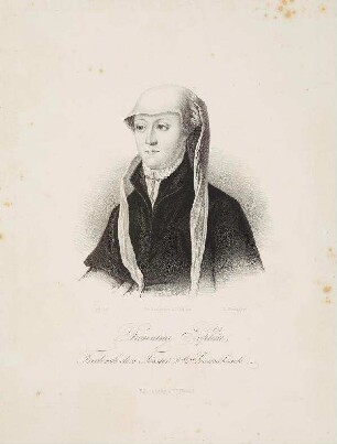 Bildnis von Sophie Königin von Dänemark (1498-1568)