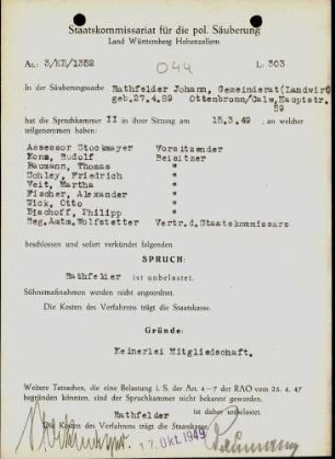 Rathfelder, Johann