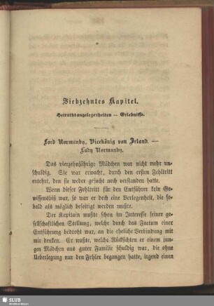 Siebzehntes Kapitel