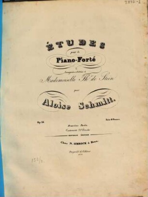 Etudes pour le piano-forte, op. 16. 2, 29 études