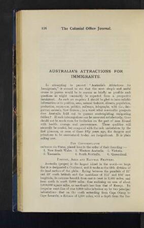 Australia's Attractions for Immigrants