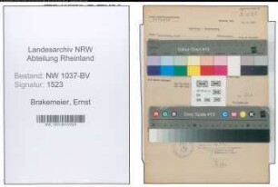 Entnazifizierung Ernst Brakemeier , geb. 02.01.1912 (Angestellter)