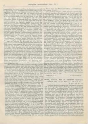 46-48 [Rezension] Weinel, Heinrich, Jesus im neunzehnten Jahrhundert