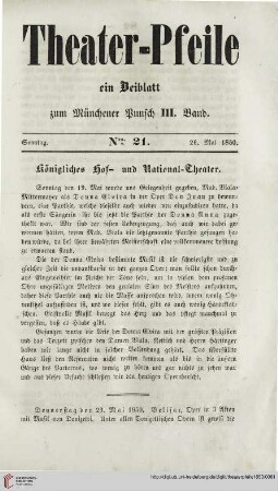 Nro. 21 (26. Mai 1850)