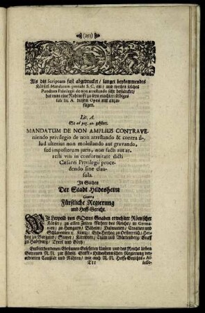 Lit. A. So ad pag. 40. gehöret.
