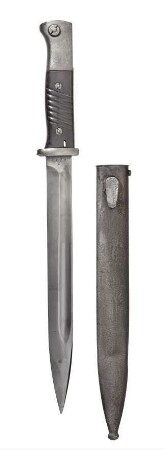 Seitengewehr 84/98, neuer Art mit Feuerschutzblech, 1964.W.085