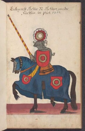 Turnierreiter: Erkenbrecht Kohler (1310)
