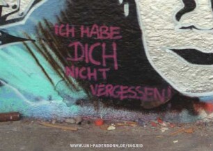 ICH HABE DICH NICHT VERGESSEN!