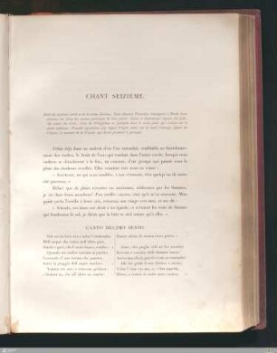Chant seizième