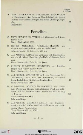 Porzellan (Nr. 40-79)