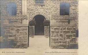 Postkartenalbum. "Karlsruhe - Stephanienstraße, erbaut von Prof. Billing, Karlsruhe". Stephanienstraße