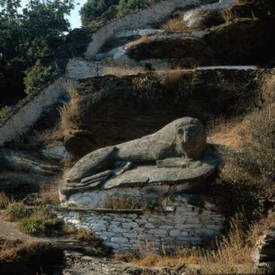 Archaischer Löwe von Kea nordöstlich von Ioulida