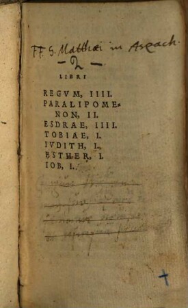 Biblia Sacrae Scripturae Veteris et Novi Testamenti, 2. Reges - Job