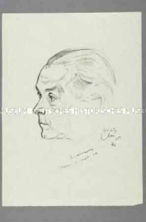 Bildnis des österreichischen Architekten Adolf Loos
