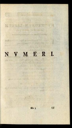 Numeri