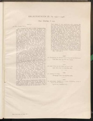 Erläuterungen zu Nr. 1441 - 1446: