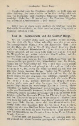 Tour 71. Schmöckwitz und die Gosener Berge