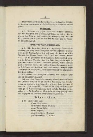 General-Versammlungen