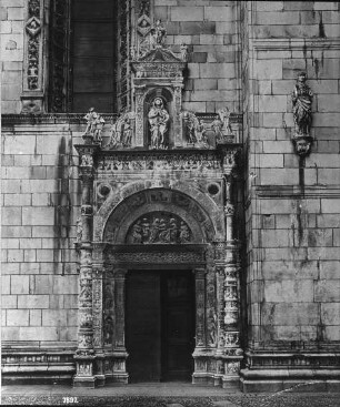 Como, Dom S. Maria Maggiore, Porta della Rana, Langhaus-Nordseite; Rodari, Tomaso