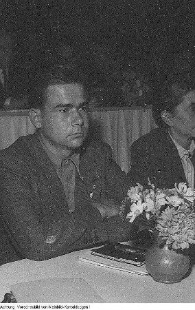 Fritz Böhme, Sekretär der FDJ-Stadtleitung, 1958