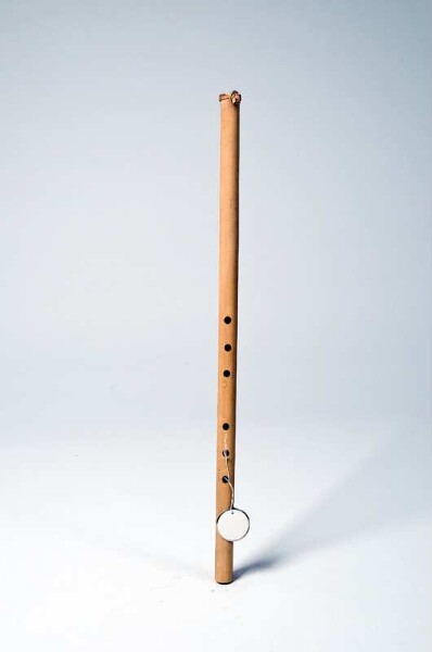 Open outer flute with finger holes