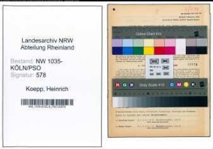 Entnazifizierung Heinrich Koepp , geb. 27.08.1913 (Grubenarbeiter)