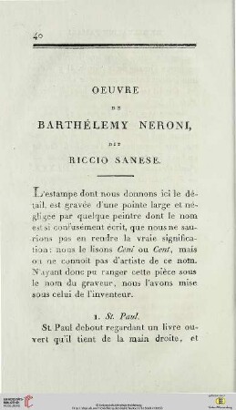 Oeuvre de Barthélemy Neroni dit Riccio Sanese