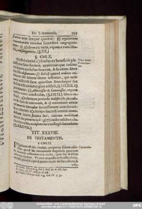 Tit. XXXVIII. De Testamentis.