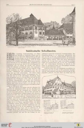 21: Süddeutsche Schulbauten
