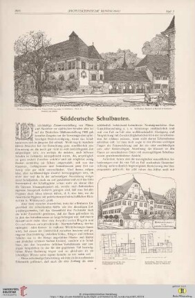 21: Süddeutsche Schulbauten