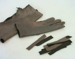 Handschuhleder und Zuschnitt
