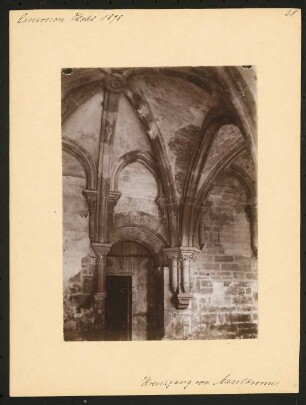 Exkursion Hehl 1898: Kreuzgang von Kloster Maulbronn