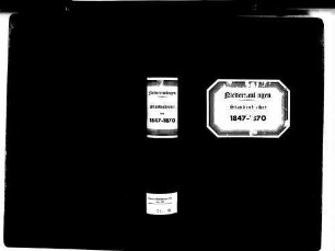 Niederrimsingen, Breisach am Rhein FR; Katholische Gemeinde: Standesbuch 1847-1870
