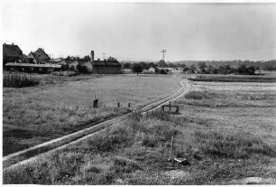 Weil-Friedlingen vor dem Autobahnbau, Blick nach Norden.