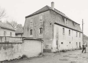 Radeburg, Wohnhaus : Radeburg. Wohnhaus. Röderstraße 26 (18. Jahrhundert). Straßenansicht
