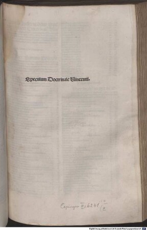 Speculum Doctrinale Vincentii