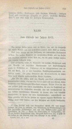 753-756 Zum Schlusse des Jahres 1871